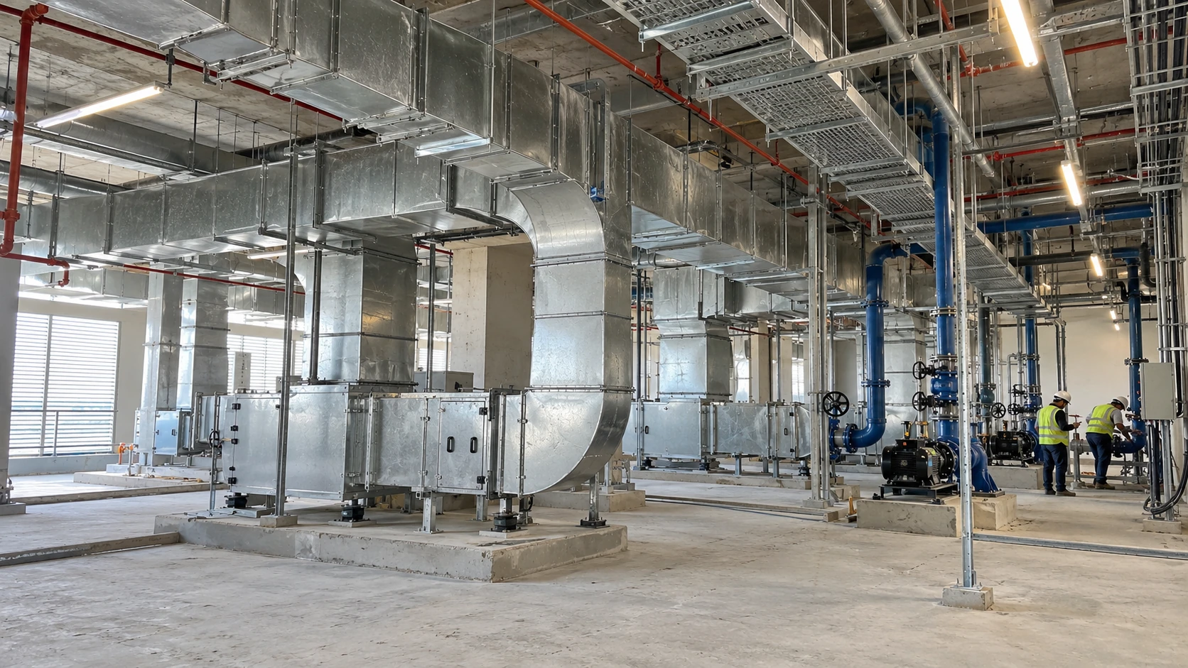 Illustrative contracting work at a Saudi building site